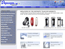 Tablet Screenshot of depaepe.com
